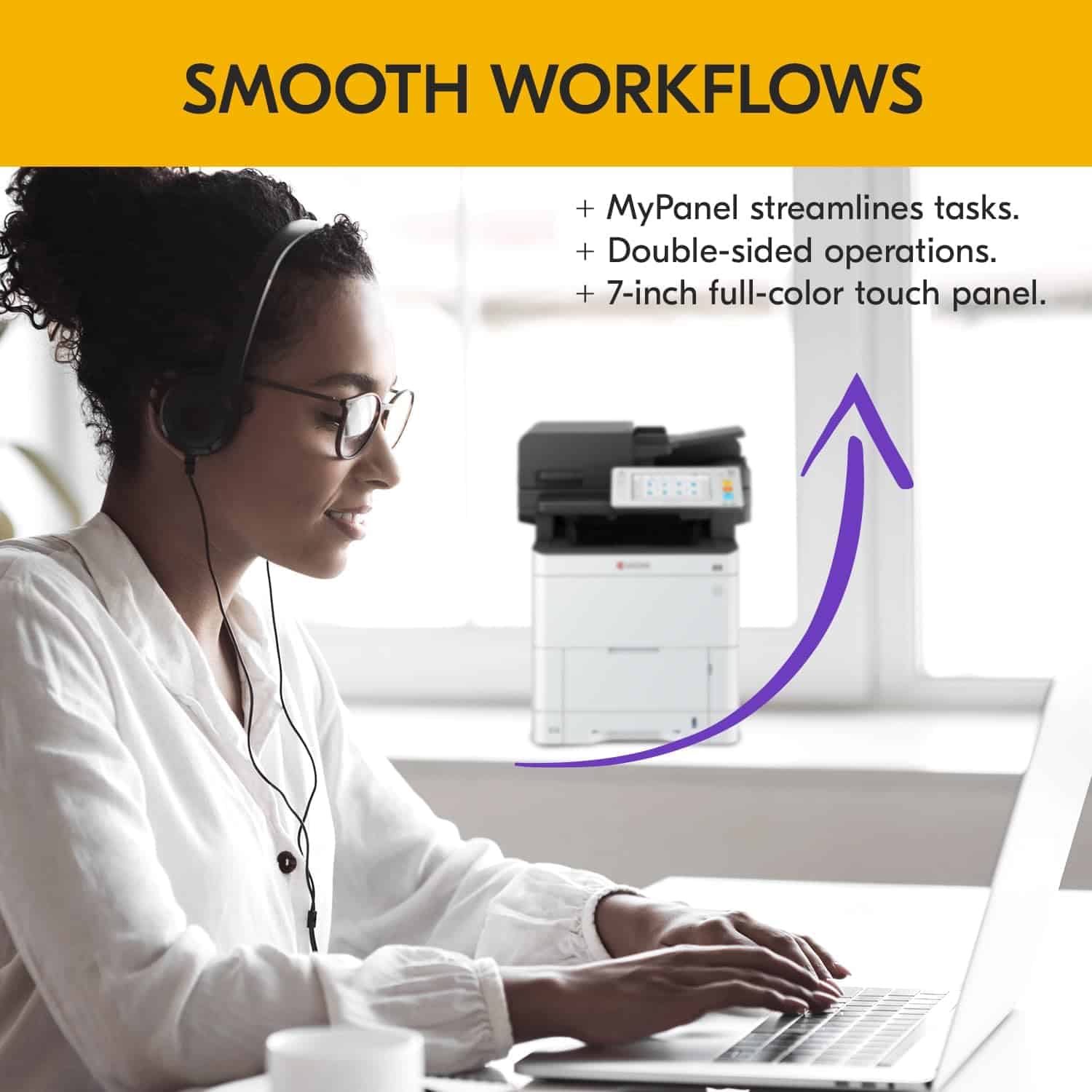 Kyocera TASKalfa MA4000CIFX Multifunction Color Laser Printer 1102Z52US0 - Image 6