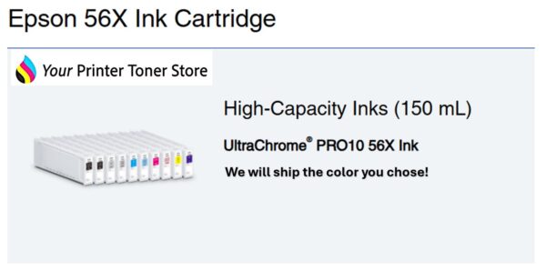 Epson T56X Gray 150mL T56X720